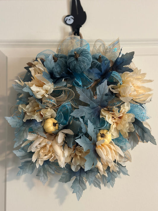 Blue Moon Autumn Wreath