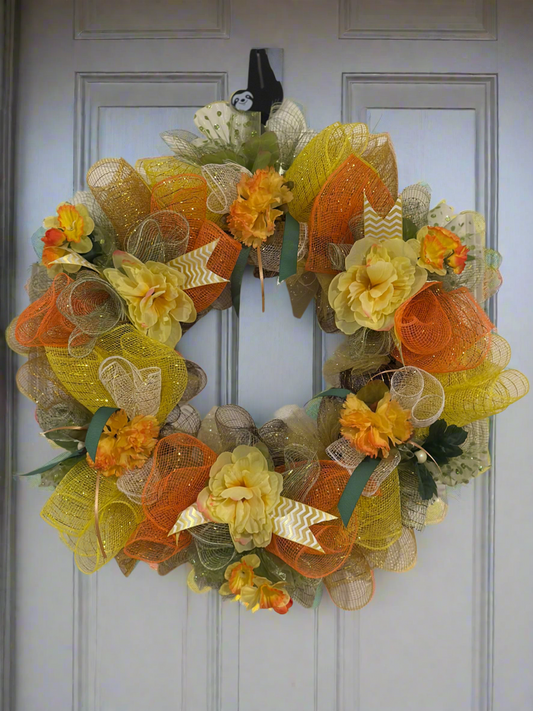 Golden Sunrise Wreath