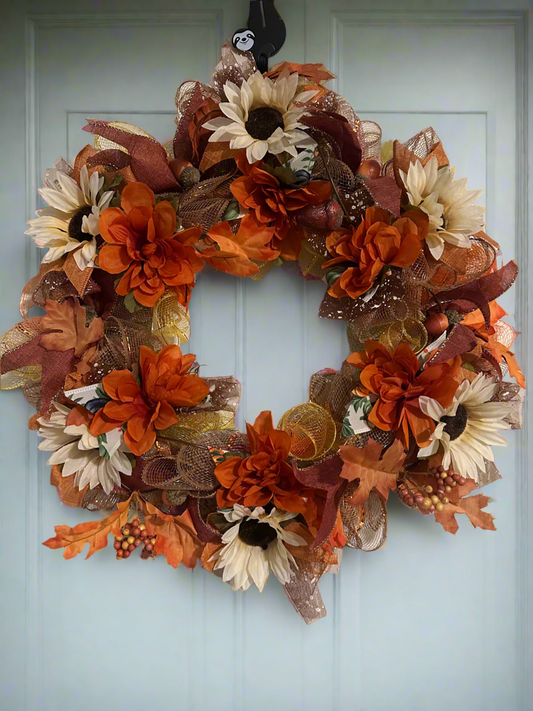 Harvest Glow Wreath