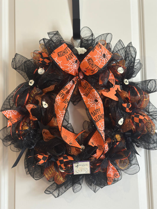 Wicked Cheer Halloween Wreath ππ·οΈ