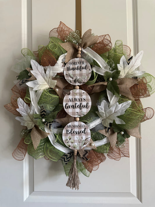 Grateful Harvest Wreath